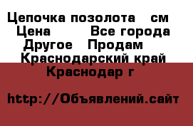 Цепочка позолота 50см › Цена ­ 50 - Все города Другое » Продам   . Краснодарский край,Краснодар г.